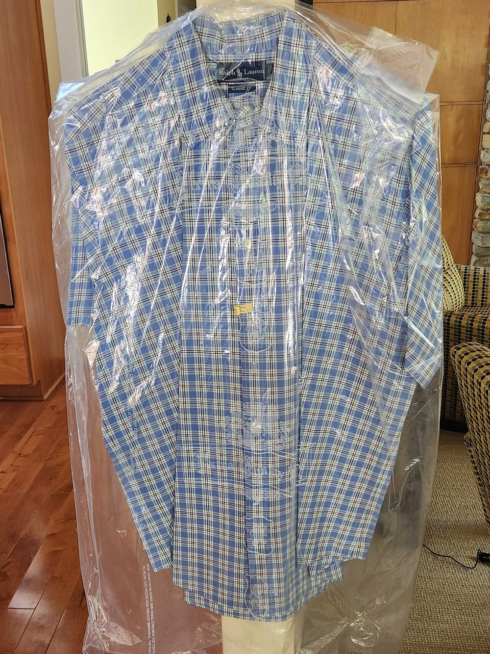 Ralph Lauren Gingham  Button Down short-sleeve Shirt